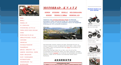 Desktop Screenshot of knatz-motorrad.de